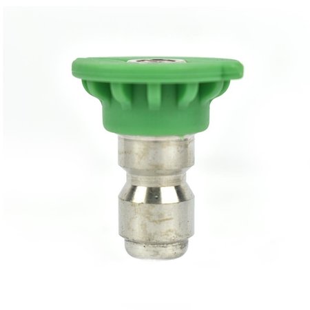 INTERSTATE PNEUMATICS Pressure Washer 1/4 Inch Quick Connect High Pressure Spray Nozzle Tip - Green PW7102-DG
